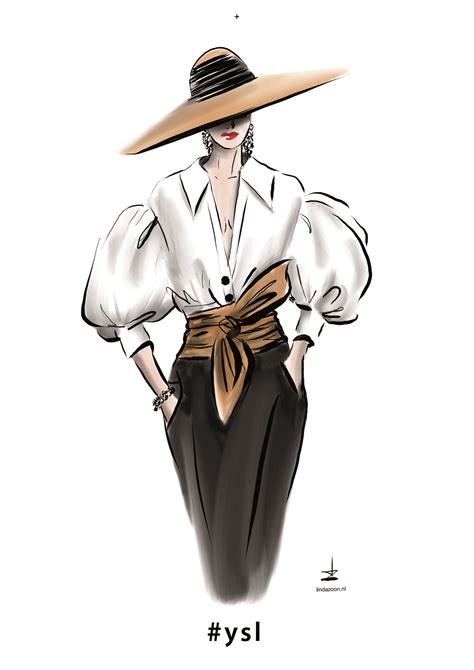 yves saint laurent fashion style|yves Saint Laurent fashion illustrations.